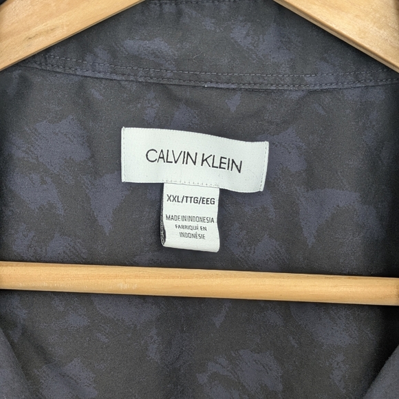 Calvin Klein Black Casual Button Down Shirt - Picture 4 of 7